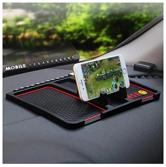 Zigoods Anti-Slip Silicone Car Phone Holder – Universal Dashboard Mount & AC Vent Holder