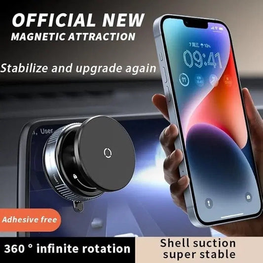 Zigoods Magnetic Suction Phone Holder – Universal Hands-Free Car Mount & Desktop Stand