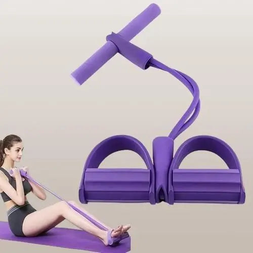 Zigoods Yoga Pedal Puller – Resistance Band Fitness Equipment for Full Body Workout, Toning & Stretching