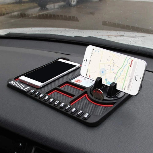 Zigoods Anti-Slip Silicone Car Phone Holder – Universal Dashboard Mount & AC Vent Holder